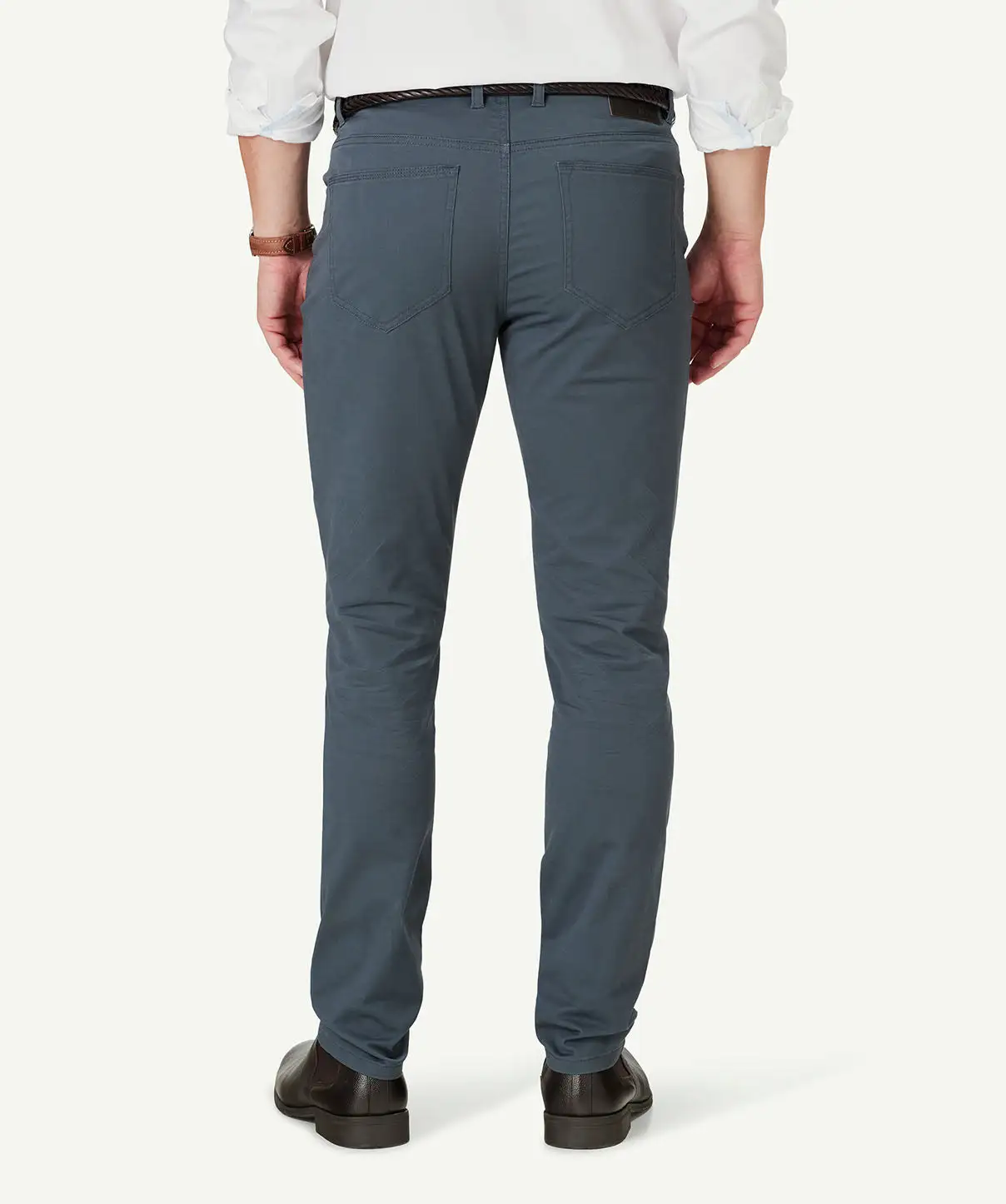 Gazman Modern Stretch 5 Pocket Pants - Slate 5 Gazman Modern Stretch 5 Pocket Pants - Slate - Image 3