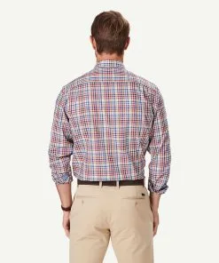 Gazman Easy Care Herringbone Check Long Sleeve Shirt - Multi Check 9 Gazman Easy Care Herringbone Check Long Sleeve Shirt - Multi Check -Cheap Accessories Store 3 48516