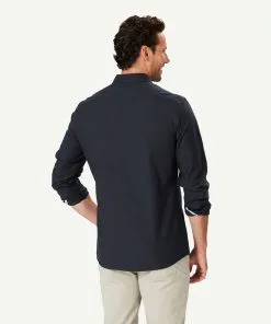 Gazman Tailored Casual Oxford Long Sleeve Shirt - Ash -Cheap Accessories Store 3 48540