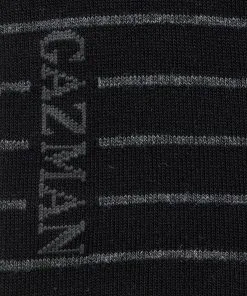 Gazman Non Tight Stripe Sock - Black -Cheap Accessories Store 3 48707