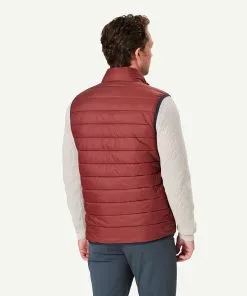 Gazman Lightweight Puffer Vest - Brick -Cheap Accessories Store 3 48868