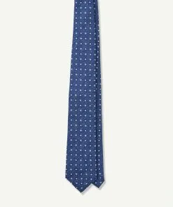 Gazman Silk Mini Geo Tie - Denim -Cheap Accessories Store 3 49337