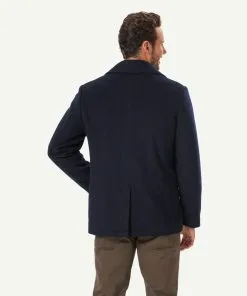 Gazman Richmond Wool Peacoat - Dark Navy -Cheap Accessories Store 3 49707