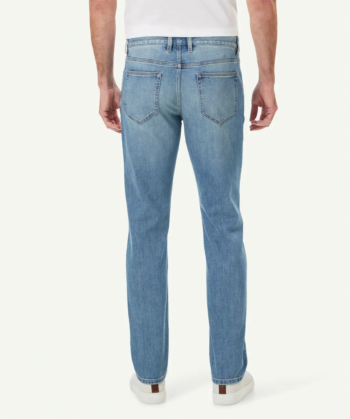 Gazman Selwyn Straight Fit Jean - Washed Indigo 5 Gazman Selwyn Straight Fit Jean - Washed Indigo - Image 3