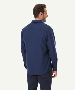 Gazman Brushed Overshirt - Navy 10 Gazman Brushed Overshirt - Navy -Cheap Accessories Store 3 49966