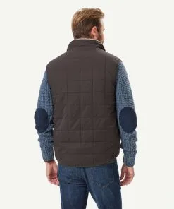 Gazman Reversible Quilted Sherpa Vest - Chocolate -Cheap Accessories Store 3 50052
