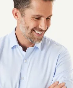 Gazman Tailored Fit Easy Care Oxford Shirt - Sky Blue -Cheap Accessories Store 3 060e09d1 72c5 4f4a a8a7 733f022fa0d6