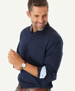 Gazman Easy Care Plain Twill Shirt - Navy 8 Gazman Easy Care Plain Twill Shirt - Navy -Cheap Accessories Store 3 09b26880 d950 4ad1 ac53 184052d2a0fa