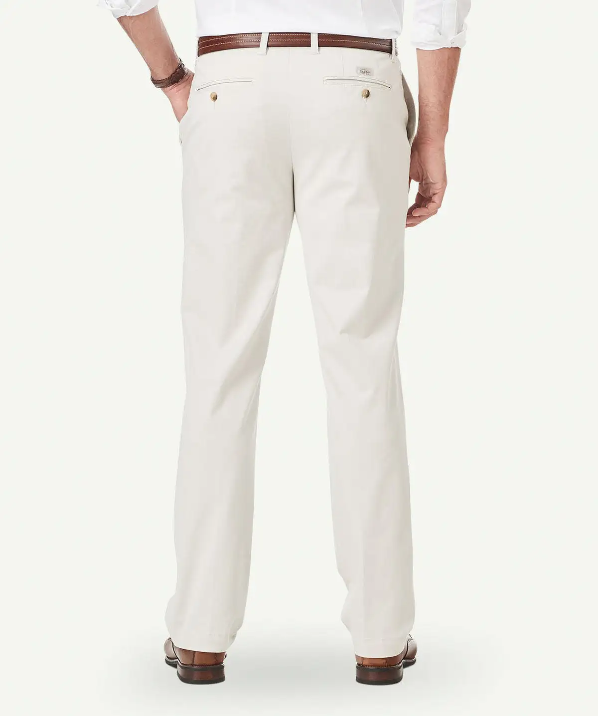 Gazman Comfort Chino Pants - Stone 5 Gazman Comfort Chino Pants - Stone - Image 3