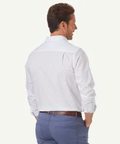 Gazman Flower And Stripe Print Shirt - White -Cheap Accessories Store 3 124f2c89 e7cc 4fde bfaa a481b713e6f2