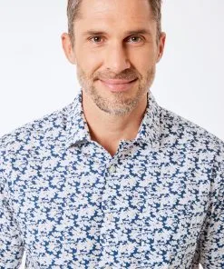 Gazman Casual Floral Print Short Sleeve Shirt - Navy -Cheap Accessories Store 3 23f2a793 0430 45c9 b8c9 4775cfb08bec