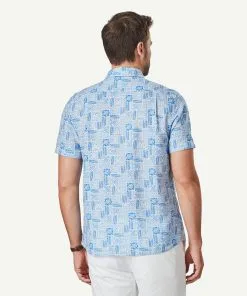 Gazman Linen Blend Vacation Print Short Sleeve Shirt - Marine Blue 13 Gazman Linen Blend Vacation Print Short Sleeve Shirt - Marine Blue -Cheap Accessories Store 3 3bb79e60 2780 4daf 9406 655bce6e6211