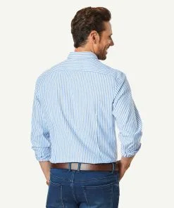 Gazman Tailored Casual Stretch Stripe Long Sleeve Shirt - Marine Blue 13 Gazman Tailored Casual Stretch Stripe Long Sleeve Shirt - Marine Blue -Cheap Accessories Store 3 4e2de8c1 5d72 4b45 8d9a 51ce9b331156