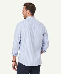 Gazman Brushed Twill Stripe Long Sleeve Shirt - Blue 9 Gazman Brushed Twill Stripe Long Sleeve Shirt - Blue -Cheap Accessories Store 3 4f9e0215 6754 4a4c a609 4eccfcd06350