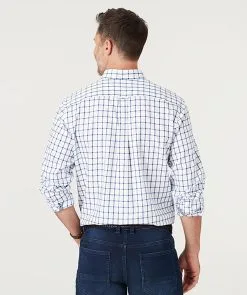 Gazman Brushed Twill Check Shirt - White 8 Gazman Brushed Twill Check Shirt - White -Cheap Accessories Store 3 50932ccc 3d46 4adc 9281 b8085c9693d6