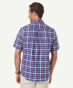 Gazman Easy Care Box Check Short Sleeve Shirt - Multi Check -Cheap Accessories Store 3 5aae7f8d b59e 4bdd 9c4e 924e0ba310b0