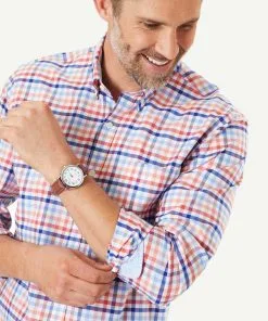 Gazman Tailored Fit Easy Care Check Shirt - Coral 8 Gazman Tailored Fit Easy Care Check Shirt - Coral -Cheap Accessories Store 3 78a68435 b432 4db2 931b a876a0aa568d
