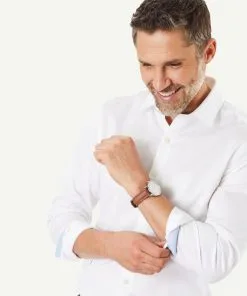 Gazman Tailored Fit Easy Care Oxford Shirt - White -Cheap Accessories Store 3 83b1cfc4 88d3 450d a830 88a6d7a45e27