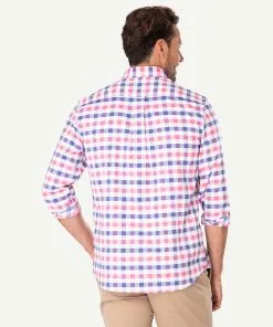Gazman Easy Care Dobby Check Long Sleeve Shirt - Watermelon 8 Gazman Easy Care Dobby Check Long Sleeve Shirt - Watermelon -Cheap Accessories Store 3 8409dc68 94ad 422d 8ced d92ae7bfa21c