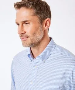 Gazman Easy Care Bengal Stripe Shirt - Blue 8 Gazman Easy Care Bengal Stripe Shirt - Blue -Cheap Accessories Store 3 a08793e5 a112 42df a644 52a6d1eac198