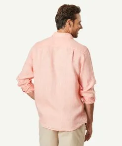 Gazman Linen Plain Long Sleeve Shirt - Guava 12 Gazman Linen Plain Long Sleeve Shirt - Guava -Cheap Accessories Store 3 a95c1327 8f90 49dd 8546 a0c4fd9cca80