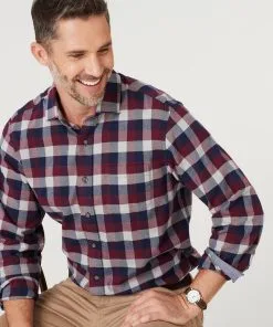 Gazman Brushed Twill Box Check Shirt - Brick 8 Gazman Brushed Twill Box Check Shirt - Brick -Cheap Accessories Store 3 af97d661 052b 4332 af4a de7a5c671ebd