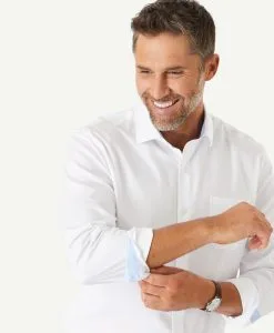 Gazman Tailored Fit Easy Care Plain Twill Shirt - White 8 Gazman Tailored Fit Easy Care Plain Twill Shirt - White -Cheap Accessories Store 3 c88b0248 4a2c 4a43 8f48 8f6e0e0a7d3a