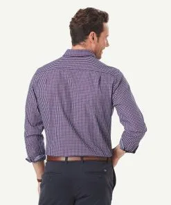 Gazman Easy Care Poplin Check Shirt - Navy/Red 8 Gazman Easy Care Poplin Check Shirt - Navy/Red -Cheap Accessories Store 3 d4c5914d b634 4859 ba1c 2093605e5490