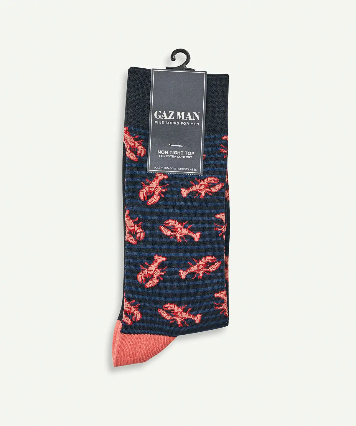 Gazman Non Tight Lobster Sock - Navy 4 Gazman Non Tight Lobster Sock - Navy - Image 2