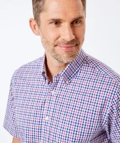 Gazman Easy Care Multi Check Short Sleeve Shirt - Multi Check -Cheap Accessories Store 3 f14261cc a7f0 46bf 8e56 04cb0fc49788