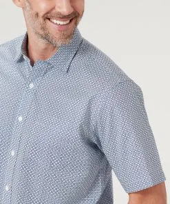 Gazman Casual Grid Print Short Sleeve Shirt - Navy 8 Gazman Casual Grid Print Short Sleeve Shirt - Navy -Cheap Accessories Store 3 f85dbed8 399f 4e86 b282 1a95b2b9b9cf