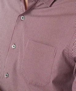 Gazman Easy Care Gingham Long Sleeve Shirt - Wine 11 Gazman Easy Care Gingham Long Sleeve Shirt - Wine -Cheap Accessories Store 4 43243