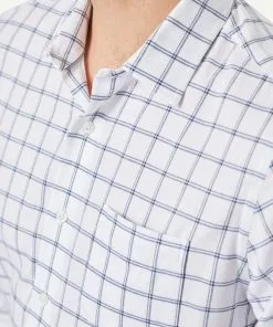 Gazman Brushed Twill Check Long Sleeve Shirt - White 10 Gazman Brushed Twill Check Long Sleeve Shirt - White -Cheap Accessories Store 4 44568