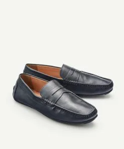 Gazman Leather Driving Shoe - Midnight -Cheap Accessories Store 4 46831