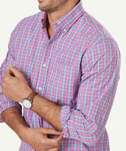 Gazman Easy Care Check Long Sleeve Shirt - Bright Pink 10 Gazman Easy Care Check Long Sleeve Shirt - Bright Pink -Cheap Accessories Store 4 46950