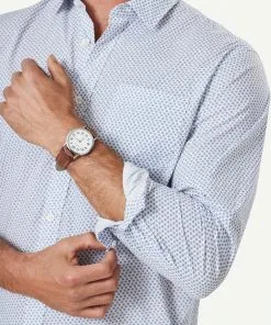 Gazman Casual Floral Print Long Sleeve Shirt - Blue 10 Gazman Casual Floral Print Long Sleeve Shirt - Blue -Cheap Accessories Store 4 47002