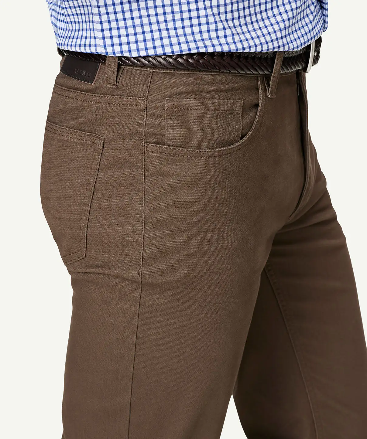 Gazman Stretch Bedford Cord Pants - Bison 9 Gazman Stretch Bedford Cord Pants - Bison - Image 7