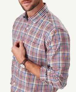 Gazman Easy Care Herringbone Check Long Sleeve Shirt - Multi Check 10 Gazman Easy Care Herringbone Check Long Sleeve Shirt - Multi Check -Cheap Accessories Store 4 48517