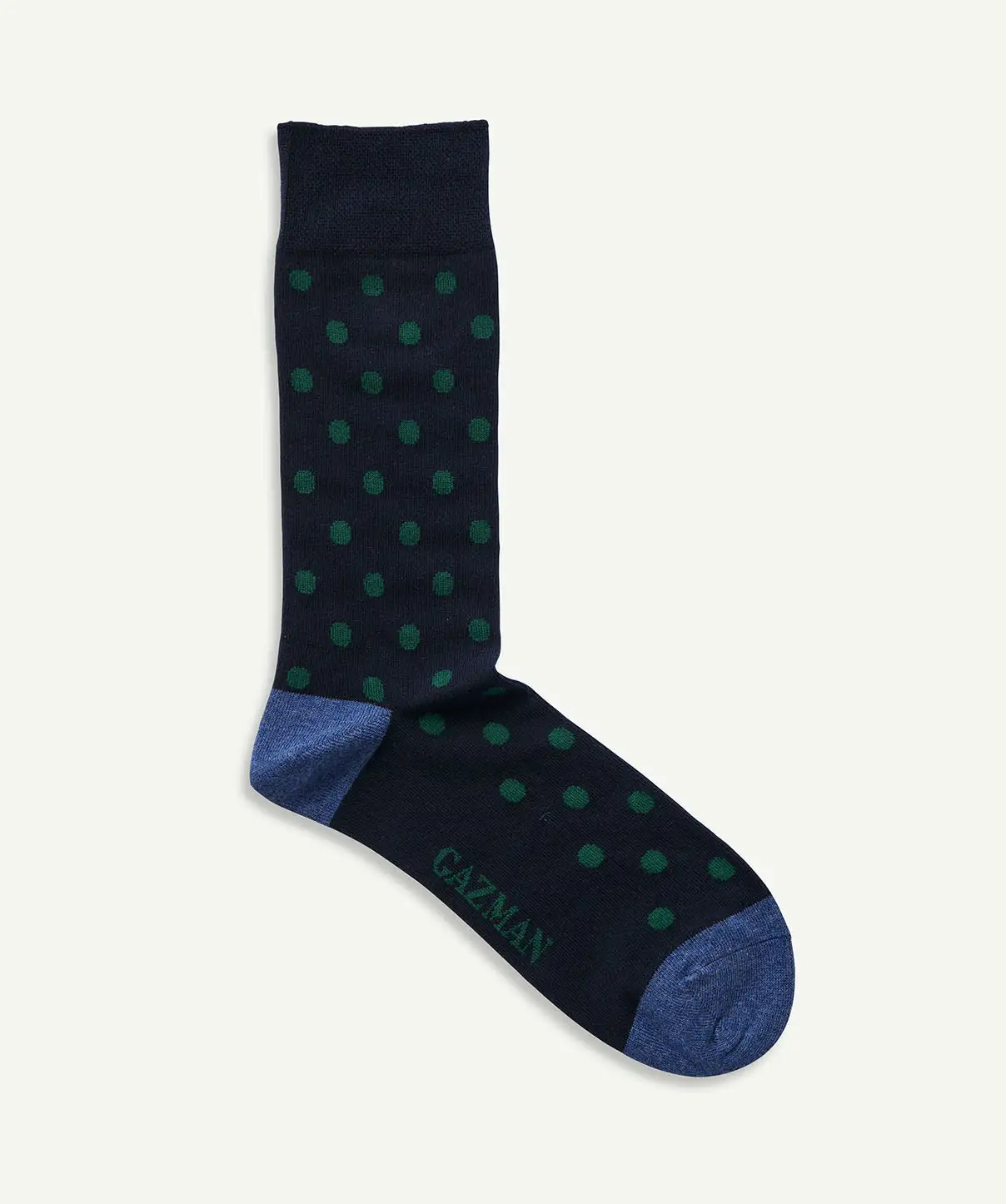 Gazman Non Tight Polka Dot Sock - Navy 6 Gazman Non Tight Polka Dot Sock - Navy - Image 4