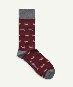 Gazman Non Tight Beagle Sock - Merlot 9 Gazman Non Tight Beagle Sock - Merlot -Cheap Accessories Store 4 48724