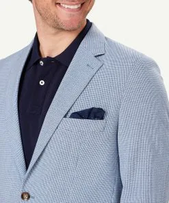 Gazman Performance Houndstooth Sports Jacket - Blue 13 Gazman Performance Houndstooth Sports Jacket - Blue -Cheap Accessories Store 4 48797