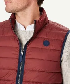 Gazman Lightweight Puffer Vest - Brick -Cheap Accessories Store 4 48869