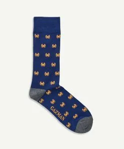 Gazman Non Tight Crab Sock - Navy -Cheap Accessories Store 4 49317