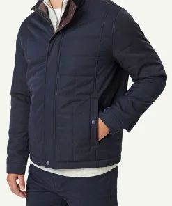 Gazman Modern Quilted Jacket - Navy -Cheap Accessories Store 4 49690