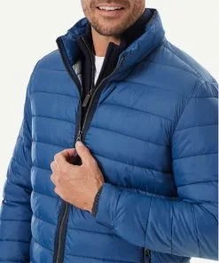 Gazman Lightweight Puffer Jacket - Denim -Cheap Accessories Store 4 49732