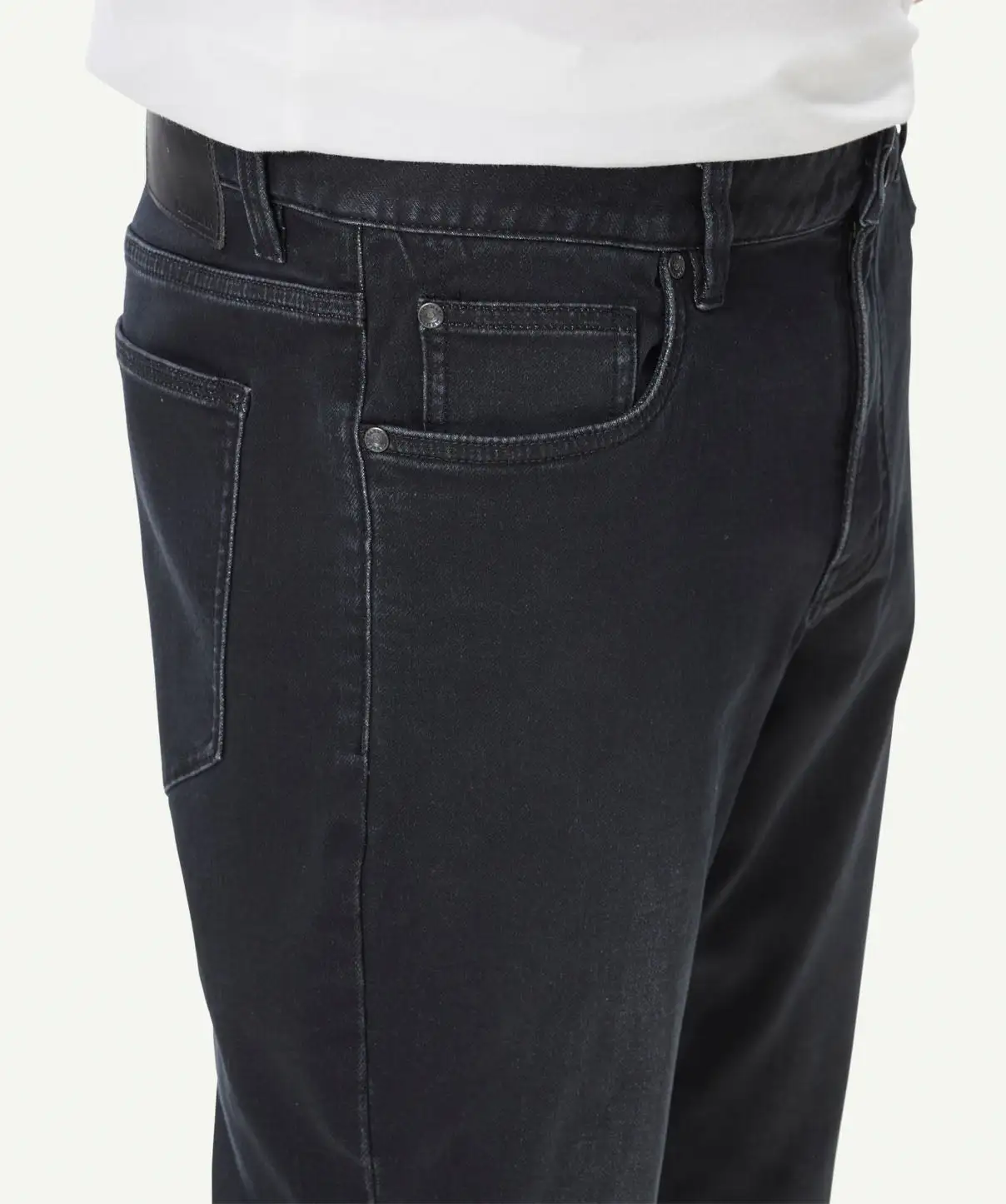 Gazman Merricks Knit Modern Fit Jeans - Black 6 Gazman Merricks Knit Modern Fit Jeans - Black - Image 4