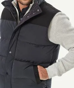 Gazman Wilmot Panel Vest - Ash -Cheap Accessories Store 4 50059