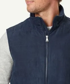 Gazman Suede Touch Vest - Navy -Cheap Accessories Store 4 50071
