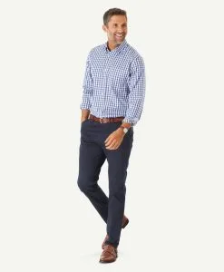 Gazman Easy Care Oxford Gingham Shirt - Petrol -Cheap Accessories Store 4 0a39a75b 9b02 4b53 a3f2 b1c68bd0c793