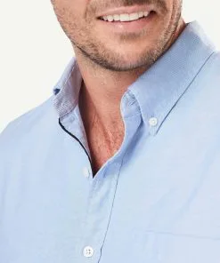 Gazman Casual Oxford Long Sleeve Shirt - Sky Blue 9 Gazman Casual Oxford Long Sleeve Shirt - Sky Blue -Cheap Accessories Store 4 1877cff5 28c8 4c23 9e9c 4cf2fcd532bb